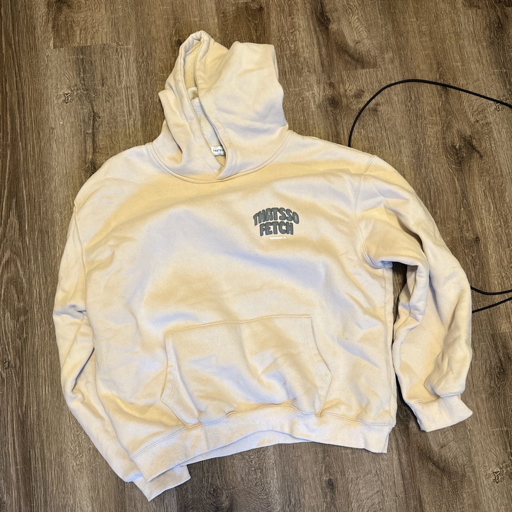 That’s so fetch tan hoodie Large